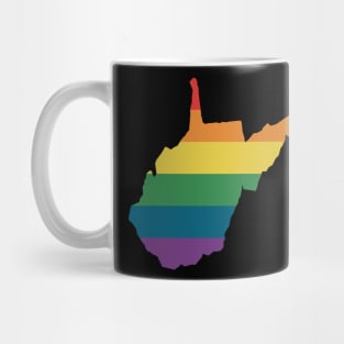 West Virginia State Rainbow Mug